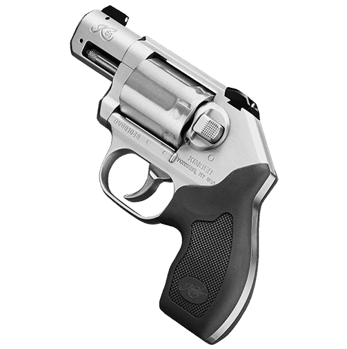 KIMBER K6S STAINLESS 2" .357MAG REAR LEFT SIDE VIEW MUZZLE ANGLED UP
