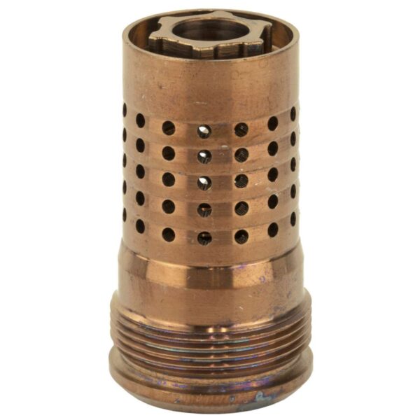 q cherry bomb muzzle brake vertical view muzzle down