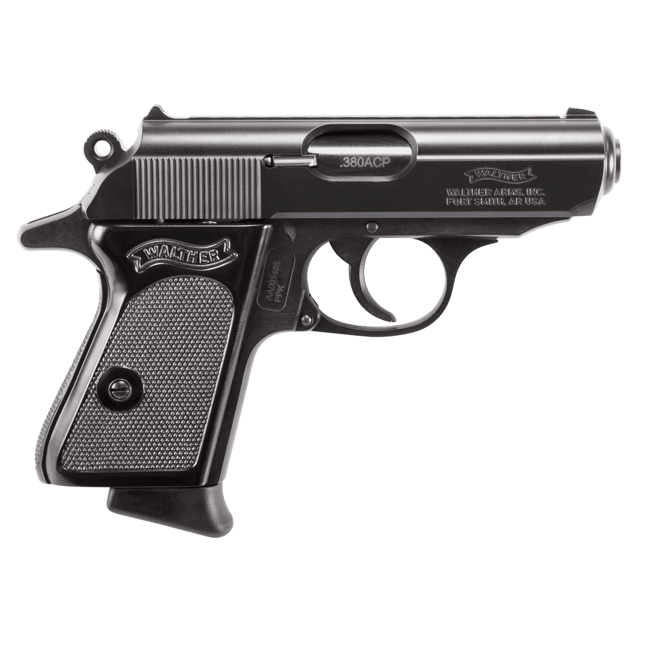 walther ppk black right side view