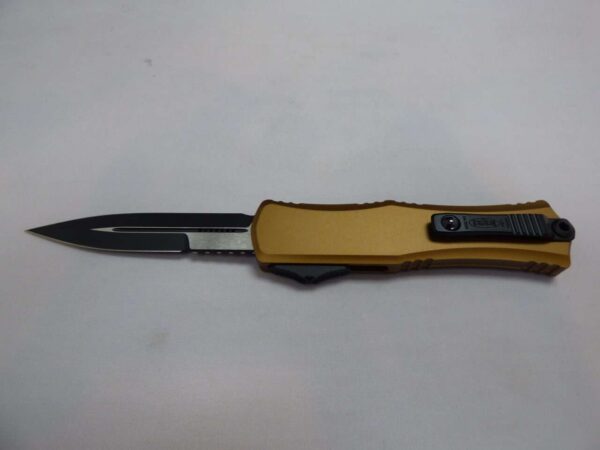 MICROTECH KNIVES MINI HERA II BAYONET TAN STANDARD CLIP SIDE