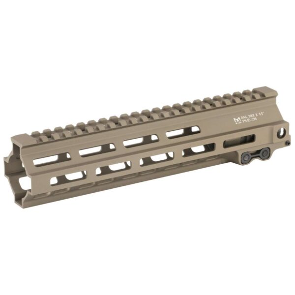 GEISSELE 9.3" SUPER MODULAR RAIL MK8 M-LOK® DDC TOP LEFT SIDE VIEW FRONT ANGLE