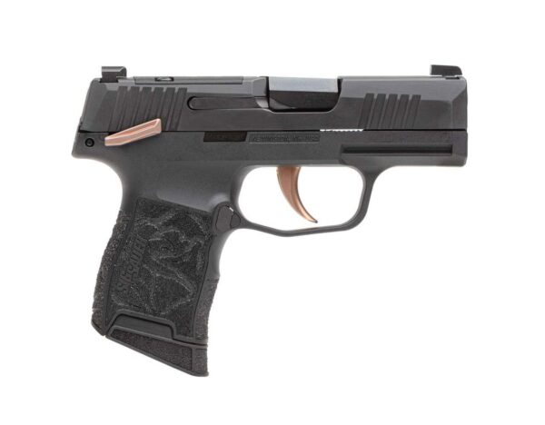SIG SAUER P365-380 ROSE MANUAL SAFETY .380 ACP LEFT SIDE VIEW