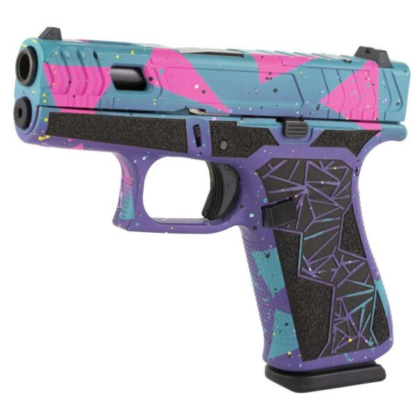 GLOCK SHARK COAST TACTICAL 43X OPTIC READY 80S DAY 9MM LEFT SIDE VIEW FRONT ANGLE