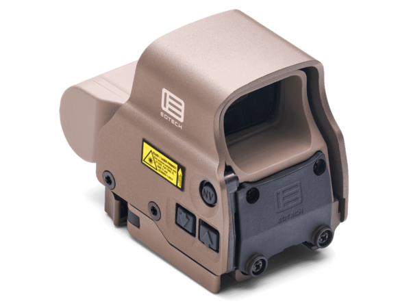 EOTECH HWS EXPS3-0™ TAN HOLOGRAPHIC WEAPON SIGHT TOP LEFT SIDE VIEW REAR ANGLE