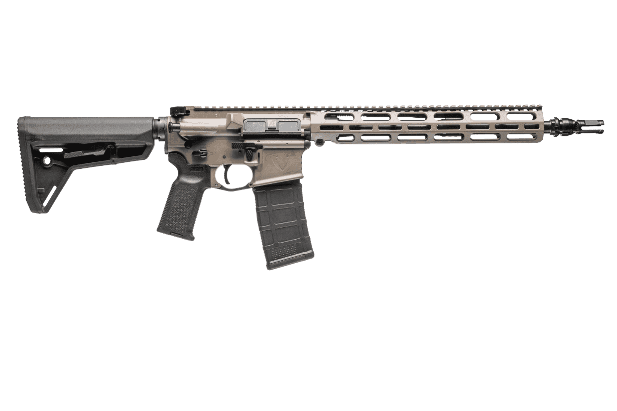 VKTR VK1PW FDE SOLGW NOX 13.7" PIN & WELD 5.56 NATO RIGHT SIDE VIEW
