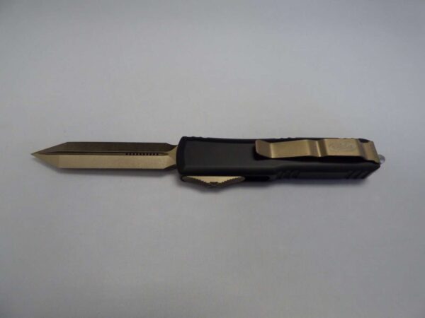 MICROTECH UTX-85 SPARTAN BRONZED STANDARD CLIP SIDE