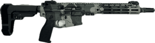 SLR RIFLEWORKS B15 FIGHTER CAMO PISTOL 10.5" 5.56 NATO LEFT SIDE VIEW