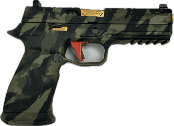 AGENCY ARMS P320 RONIN TACTICS EARTH 9MM RIGHT SIDE VIEW