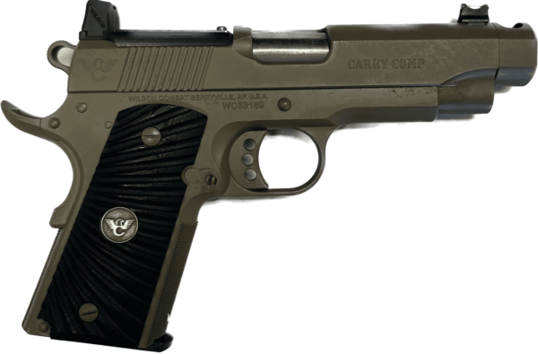 WILSON COMBAT CARRY COMP COMPACT CONCEALED CARRY OPTIC FLAT DARK EARTH 9MM RIGHT SIDE VIEW