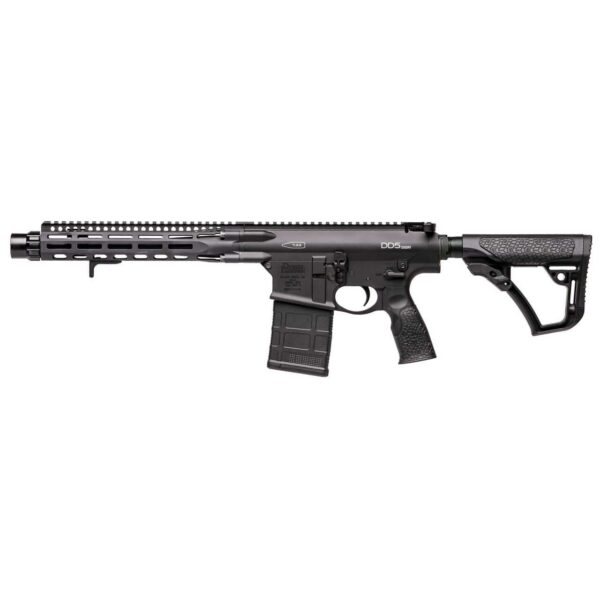 DANIEL DEFENSE DD5 SBR 7.62 NATO 12.5" BLACK LEFT SIDE VIEW