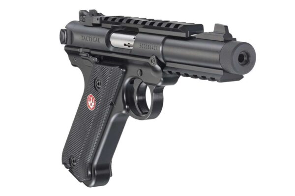 RUGER MKIV TACTICAL RIGHT SIDE VIEW FRONT ANGLE