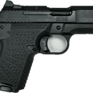 WILSON COMBAT SFX9 BLACK EDITION 10 ROUND FRAME 9MM LEFT SIDE VIEW