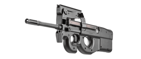 fn ps90 left side front angled up view