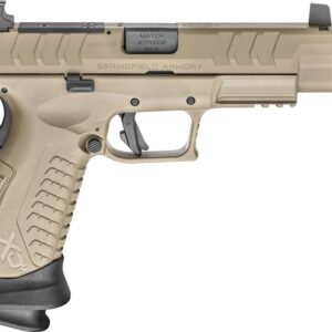 springfield armory xd-m elite 4.5" osp threaded desert fde left side view