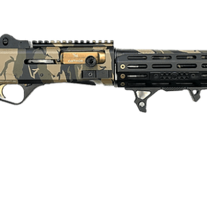 ORTHOS RAIDER S4 COMPETITION WOODLAND CAMO ELITE 12GA RIGHT SIDE VIEW