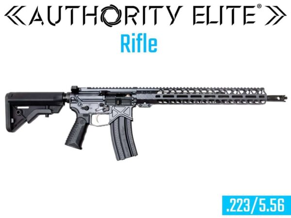 BATTLE ARMS DEVELOPMENT AUTHORITY ELITE RIFLE 5.56 NATO 16" RIGHT SIDE VIEW WITH WORDING