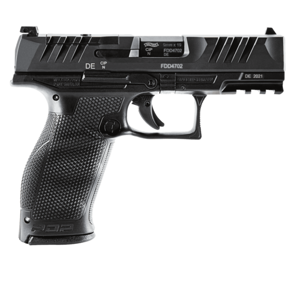 WALTHER PDP FULL-SIZE 4″ 9MM OPTIC READY REAR VIEW