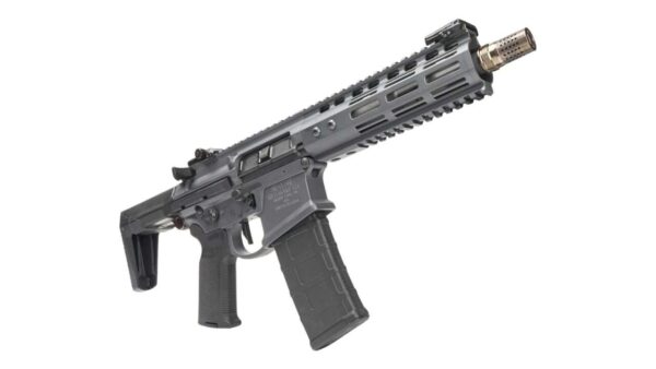 NOVESKE GEN 4 GHETTO BLASTER 7.94″ SHORT BARREL RIFLE .300BLK SNIPER GREY BOTTOM RIGHT SIDE VIEW FRONT ANGLE