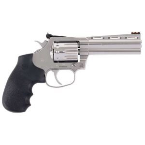 COLT KING COBRA STAINLESS 4.25" 22LR 10 ROUND CYLINDER TOP RIGHT SIDE VIEW FRONT ANGLE