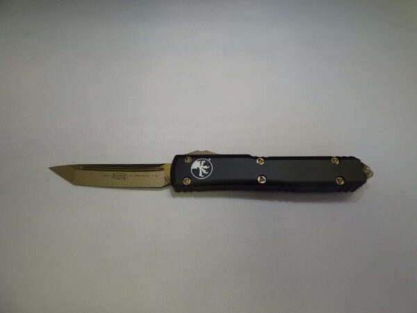 MICROTECH ULTRATECH TANTO EDGED BRONZED STANDARD LABEL