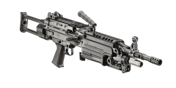 m249s para black right side view angled top