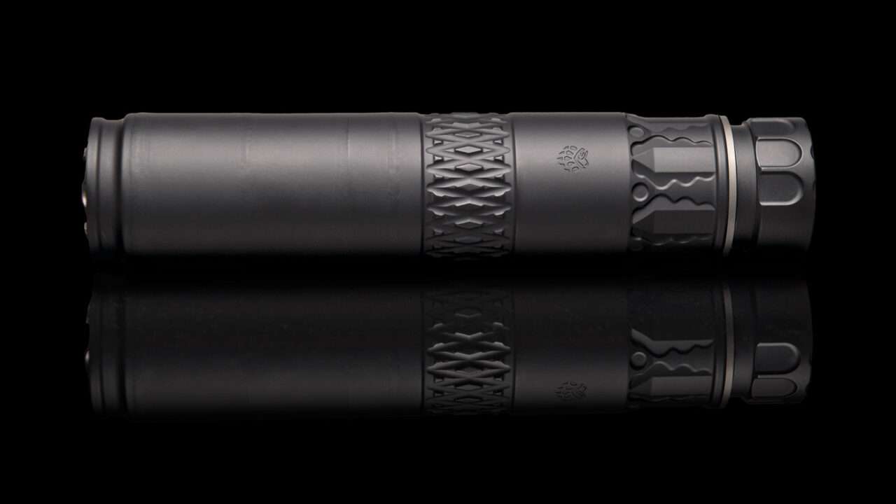 RUGGED SUPPRESSORS ALASKAN360 .338LM VERTICAL WITH R.U.M. ATTACHED
