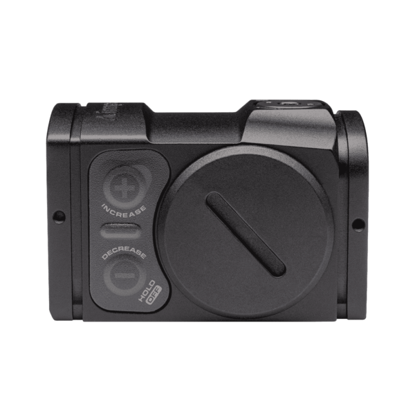 AIMPOINT ACRO P-2 3.5 MOA RED DOT REFLEX SIGHT WITH INTEGRATED ACRO INTERFACE left side view