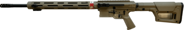 JP ENTERTPRISE LRP-07 LRI-20 SEMI-MONOLITHIC LONG-RANGE PRECISION SIDE CHARGE FLAT DARK EARTH 22" 6.5 CREEDMOOR LEFT SIDE VIEW