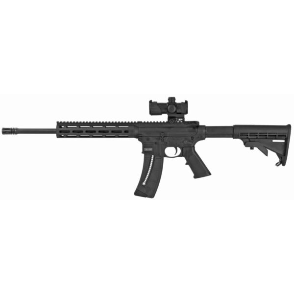 SMITH & WESSON M&P 15-22 SPORT OR W/ M&P RED/GREEN DOT OPTIC 25 ROUND LEFT SIDE VIEW