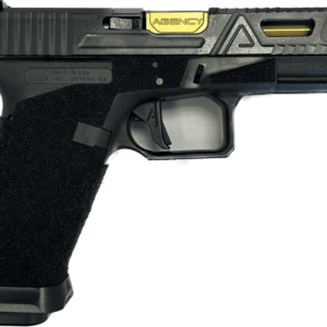 AGENCY ARMS GLOCK 17 GEN3 EXA SERRATED AOS TIN BLACK 9MM LEFT SIDE VIEW