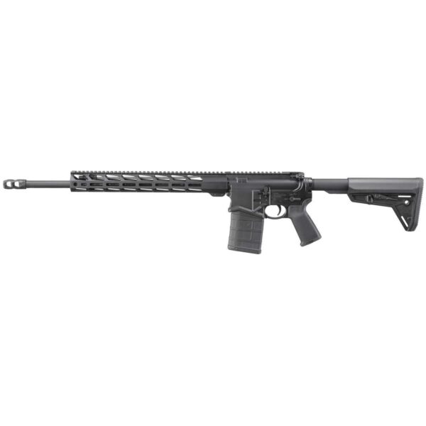 RUGER SFAR 20" BLACK 7.62 NATO LEFT SIDE VIEW