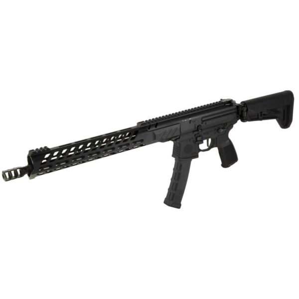 SIG SAUER MPX PCC 16" 35RD 9MM TOP LEFT SIDE VIEW FRONT ANGLE
