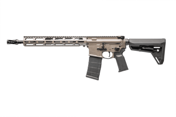 VKTR VK1PW FDE HUXWRX QD 13.7" PIN & WELD 5.56 NATO LEFT SIDE VIEW