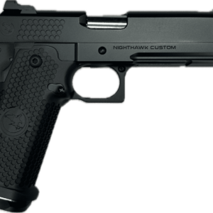 NIGHTHAWK CUSTOM TACTICAL READY SERIES COMP BLACK 9MM RIGHT SIDE VIEW