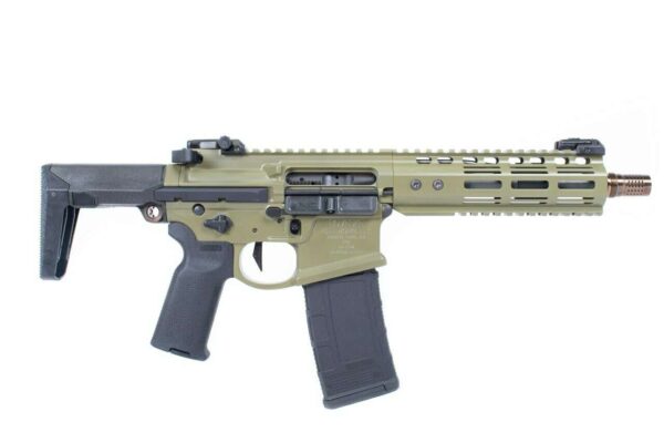 noveske n4-pdw short barrel rifle bazooka green finish right side view angled forward