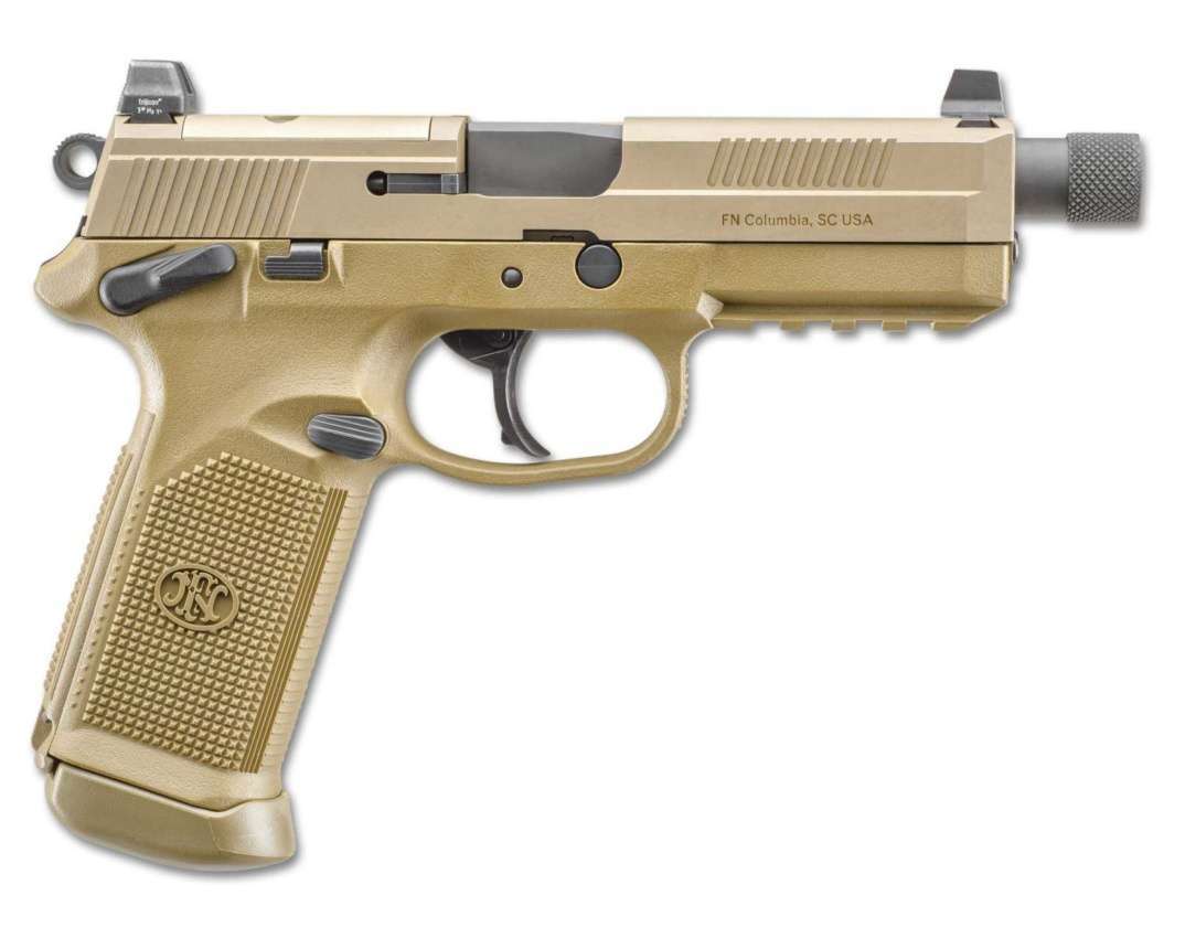 FNX-45 TACTICAL FLAT DARK EARTH RIGHT SIDE VIEW