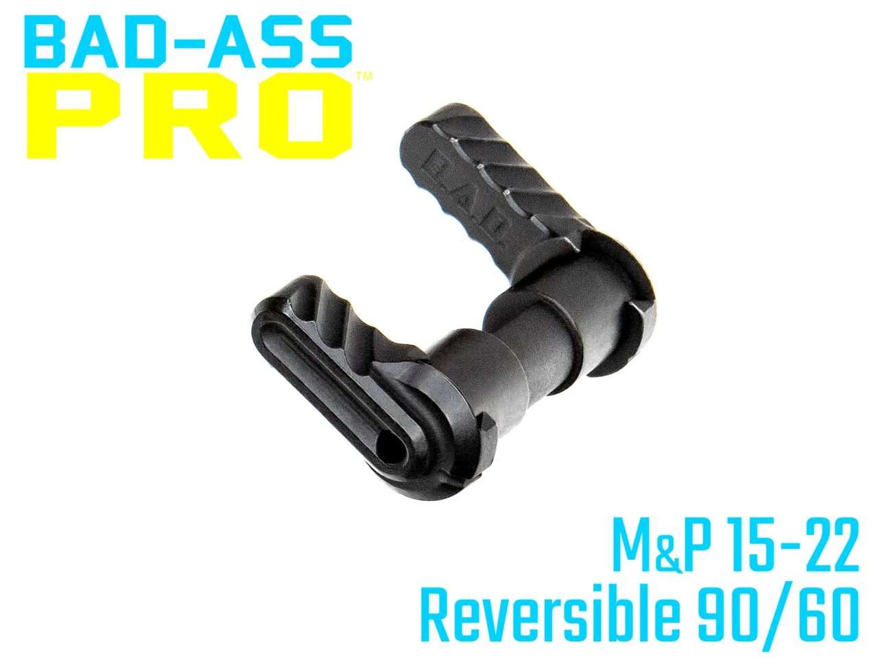 BATTLE ARMS DEVELOPMENT BAD-ASS-PRO M&P15-22 REVERSIBLE 90/60 AMBIDEXTROUS SAFETY SELECTOR DISASSEMBLED WITH COMPONENTS