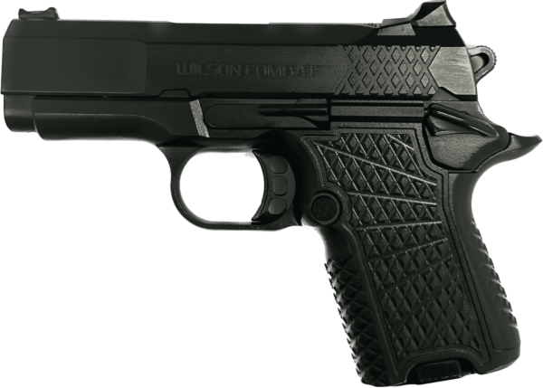 WILSON COMBAT SFX9 HC 3.25" SOLID FRAME WITHOUT LIGHT RAIL X-TAC 10 ROUND OD GREEN ARMOR-TUFF FINISH LEFT SIDE VIEW
