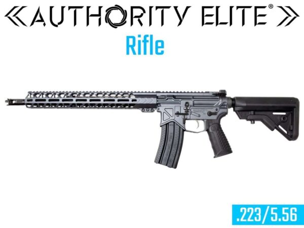 BATTLE ARMS DEVELOPMENT AUTHORITY ELITE RIFLE 5.56 NATO 16" LEFT SIDE VIEW WITH WORDING