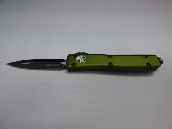 MICROTECH ULTRATECH DOUBLE EDGE OLIVE DRAB GREEN STANDARD BOX