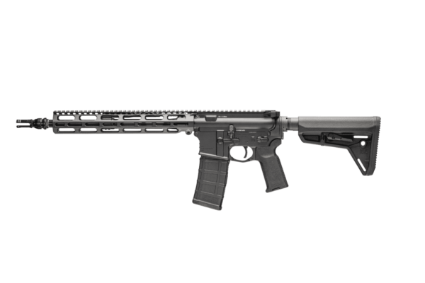 VKTR VK1PW ARMOR BLACK SOLGW NOX 13.7" PIN & WELD 5.56 LEFT SIDE VIEW