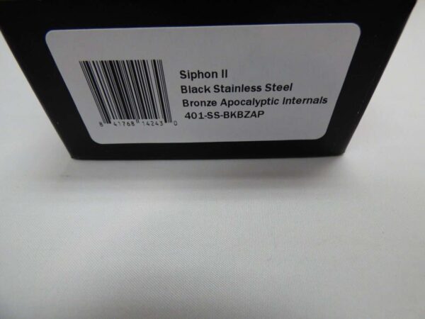 MICROTECH SIPHON II BLACK STAINLESS BRONZE APOCALYPTIC INTERNALS BOX