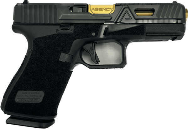 AGENCY ARMS GLOCK 19 GEN5 URBAN COMBAT AOS TIN 9MM LEFT SIDE VIEW