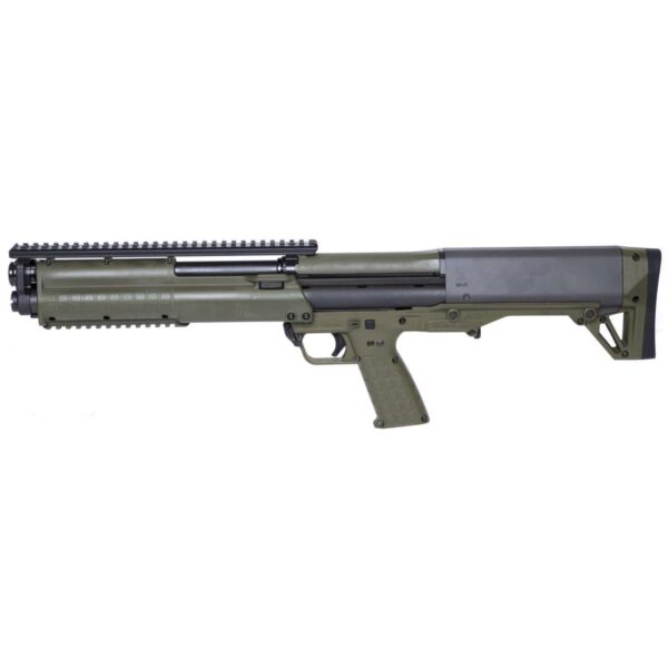 KELTEC KSG GREEN BULLPUP SHOTGUN 18.5" 12GA LEFT SIDE VIEW