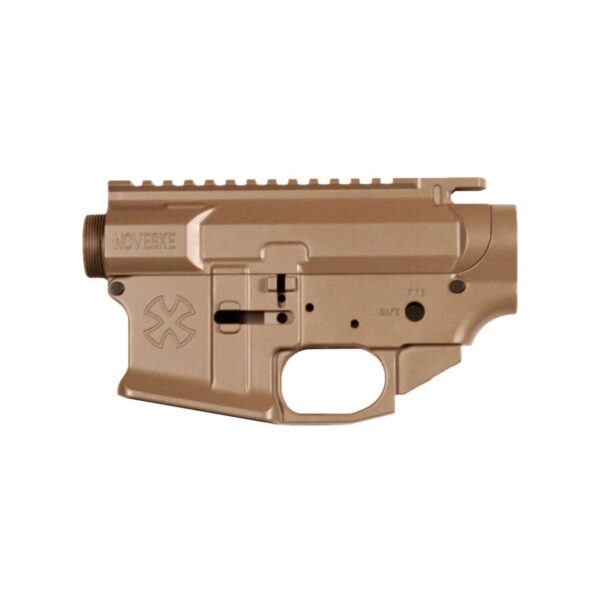 NOVESKE N4 GEN 3 MATCHED UPPER & LOWER SET FLAT DARK EARTH LEFT SIDE VIEW