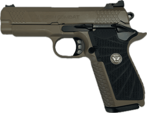 WILSON COMBAT EDCX9 FDE 9MM LEFT SIDE VIEW