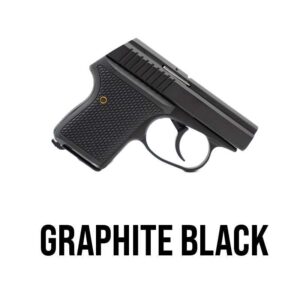 SEECAMP LWS 380 GRAPHITE BLACK RIGHT SIDE VIEW MUZZLE ANGLED DOWN