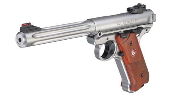 ruger mark 4 hunter 6.88" barrel left side view front angle