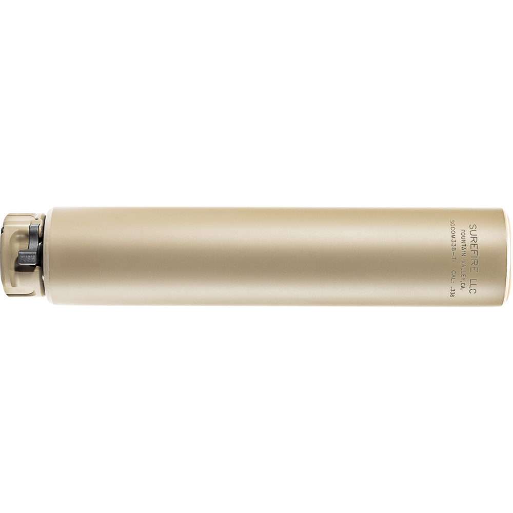 surefire socom338 ti dark earth top right side view back angle