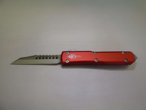MICROTECH ULTRATECH WARHOUND SIGNATURE SERIES RED STONEWASH STANDARD LABEL